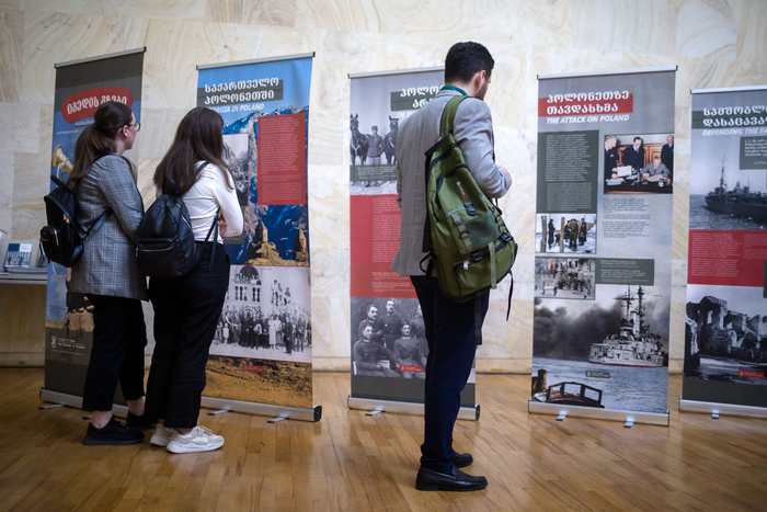 Otwarcie wystawy IPN „Szlaki Nadziei. Odyseja Wolności” – Tbilisi, 3 października 2022. Fot. Sławek Kasper (IPN)