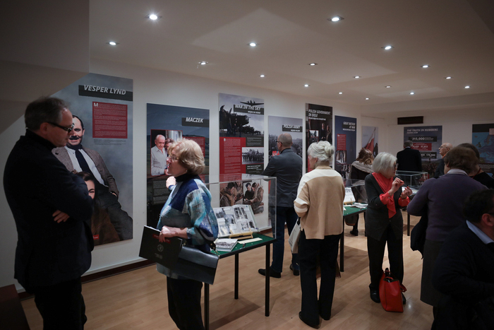 Wystawa „Szlaki Nadziei. Odyseja Wolności” w Londynie – 9 lutego 2024 r. Fot. Mikołaj Bujak (IPN)