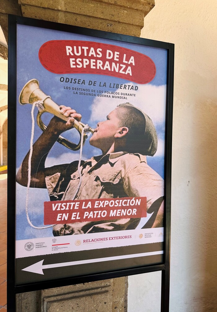 Otwarcie wystawy IPN „Szlaki nadziei. Odyseja wolności” w Meksyku – 5 marca 2024 r. Fot. IMR