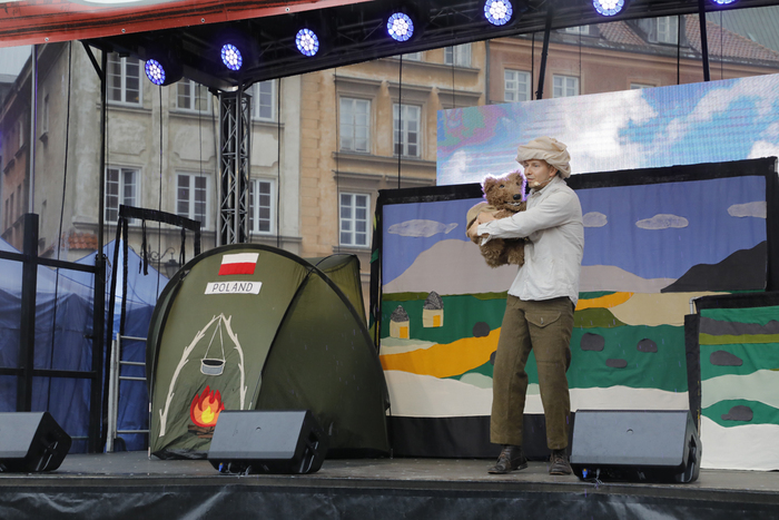 „Historia Misia Wojtka” podczas „Orszaku Dziejów” – Warszawa, 14 września 2024. Fot.3. Piotr Życieński (IPN)