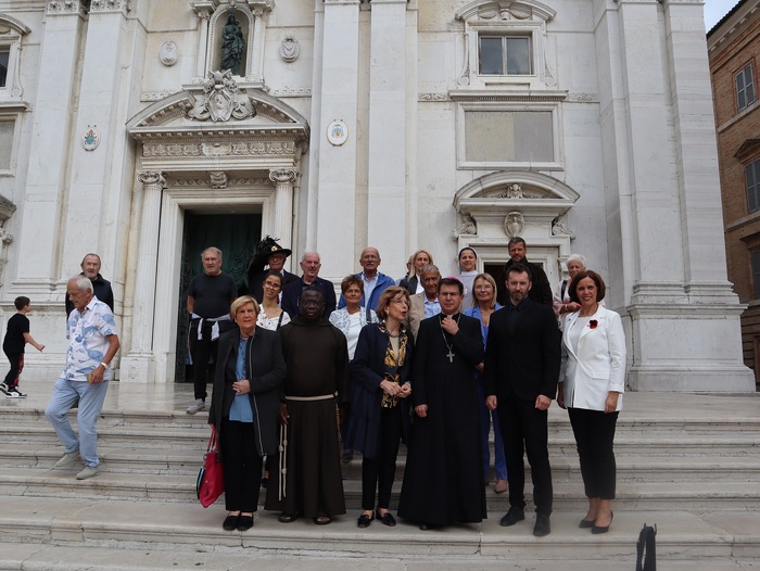 Odsłonięcie wystawy IPN „Szlaki Nadziei. Odyseja Wolności” – Loreto (Włochy), 15 września 2024. Fot.3. Marco Vittorio Radici