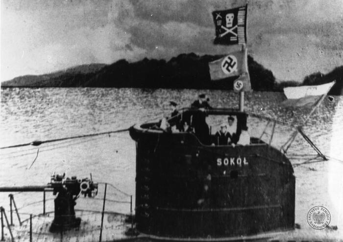 ORP Sokół po powrocie z działań na Morzu Śródziemnym