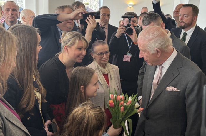 Wizyta króla Karola III w POSK w Londynie. Zdjęcie: British Poles