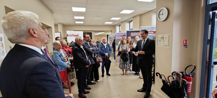 Otwarcie wystawy Szlaki Nadziei. Odyseja Wolności. w Steenvoorde - 5 września 2024. Fot.2. Konrad Białecki (IPN)