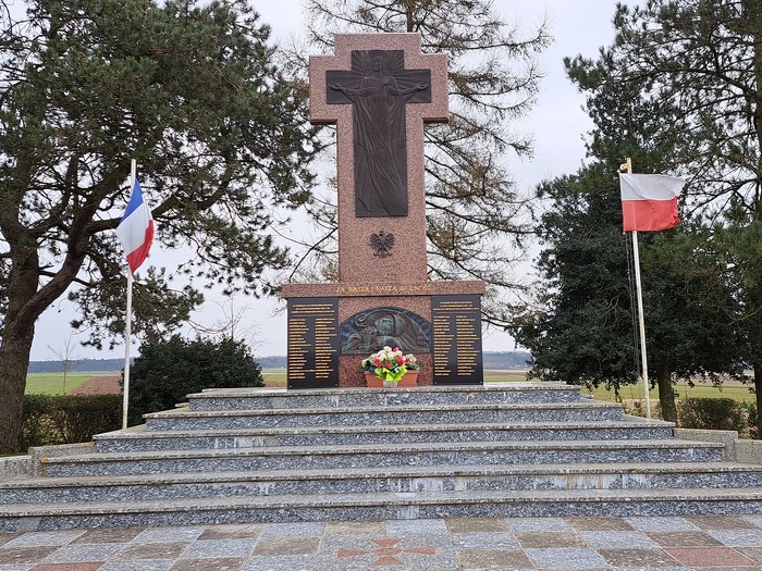 Otwarcie wystawy Szlaki Nadziei. Odyseja Wolności w Souchez - Lens - Francja, 7 lutego 2025. Fot.2. Konrad Białecki (IPN)