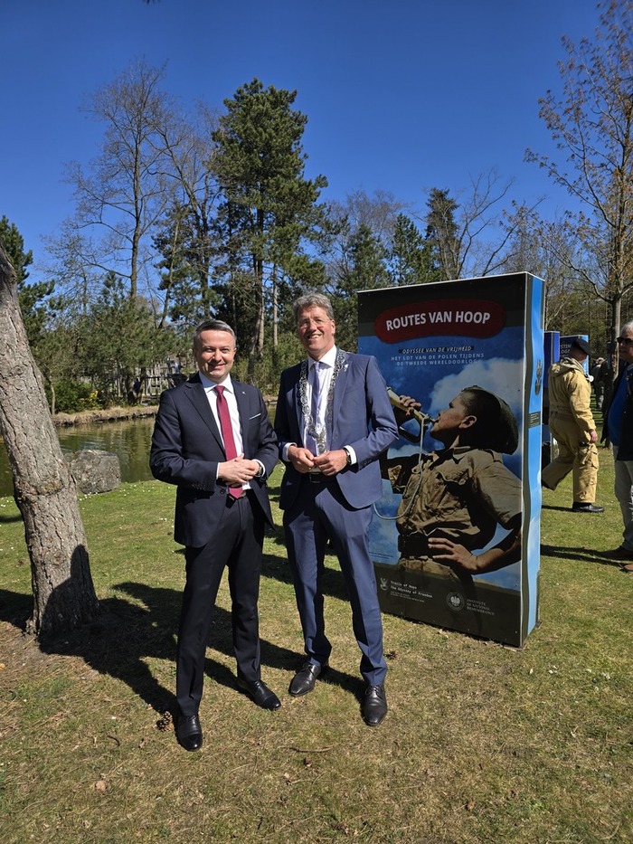 Otwarcie wystawy Szlaki Nadziei. Odyseja Wolności - Emmen, 8 kwietnia 2025. Fot.6. IPN