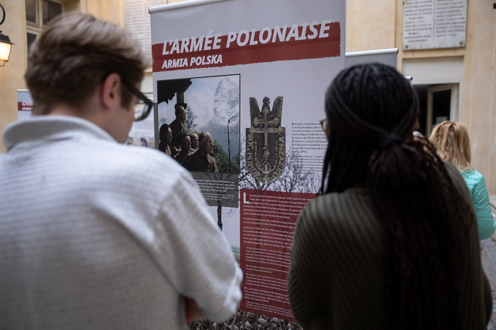 Wystawa „Szlaki Nadziei. Odyseja wolności” w Bibliotece Polskiej w Paryżu – 4 czerwca 2025. Fot. 10 Sławek Kasper (IPN)