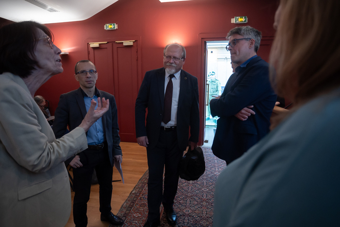 Wystawa „Szlaki Nadziei. Odyseja wolności” w Bibliotece Polskiej w Paryżu – 4 czerwca 2025. Fot.5 Sławek Kasper (IPN)