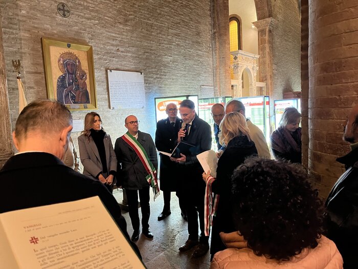 Wystawa IPN „Szlaki Nadziei. Odyseja Wolności” w Forlì – 9 listopada 2025. Fot.4 Kacper Wyszyński (IPN)