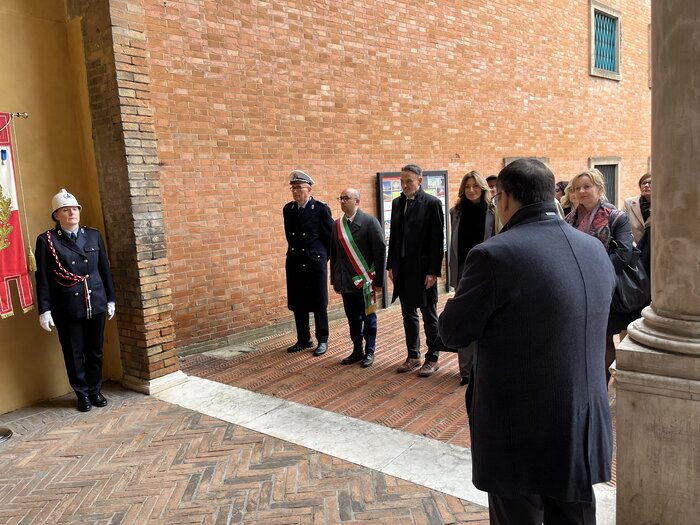 Wystawa IPN „Szlaki Nadziei. Odyseja Wolności” w Forlì – 9 listopada 2025. Fot.9 Kacper Wyszyński (IPN)