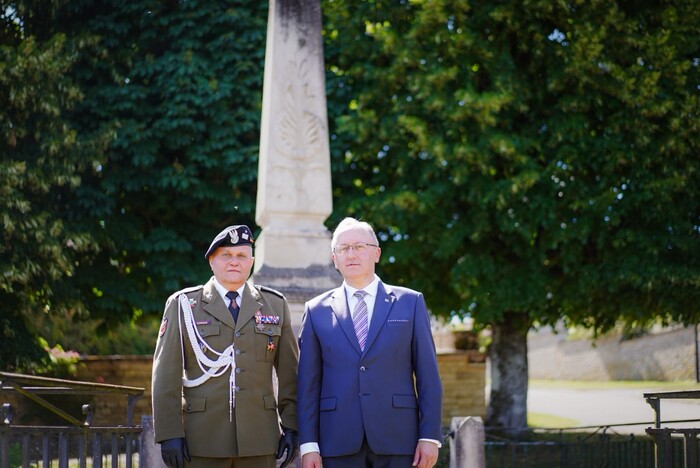 Generał Stanisław Maczek patronem ulicy w Montbard – 13 czerwca 2026. Fot. 15 Mateusz Niegowski (IPN)
