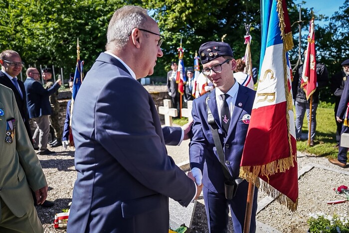 W hołdzie Polakom - obrońcom Francji 1940 rok  - Fot.7 Mateusz Niegowski (IPN)