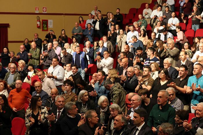 Pierwszy zagraniczny pokaz serialu „Szlak nadziei. Bitwa o Monte Cassino” w Cassino Fot.6 Rafał Pękalski (IPN)