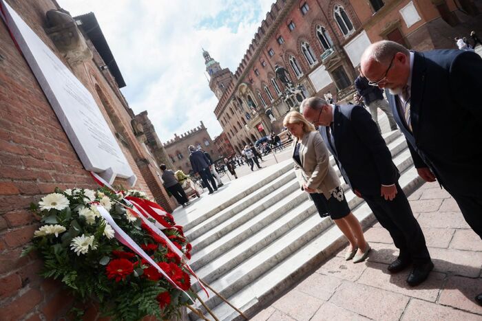 W Bolonii oddaliśmy hołd żołnierzom 2. Korpusu Polskiego – 24 kwietnia 2025. Fot.5 Sławek Kasper (IPN)