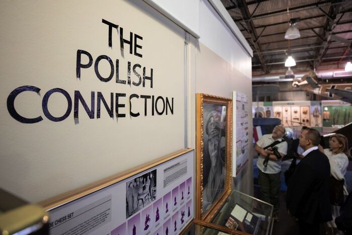 Delegacja IPN w Narodowym Muzeum Historii Wojskowości RPA – Johannesburg 27 kwietnia 2022. Fot. Mikołaj Bujak (IPN)